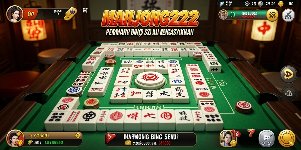 Tampilan gameplay seru di MAHJONG222 dengan interaksi pemain.