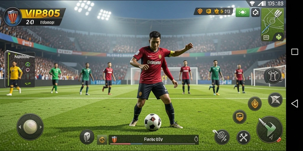 Tampilan gameplay menarik dari VIP805 yang memukau dan seru.