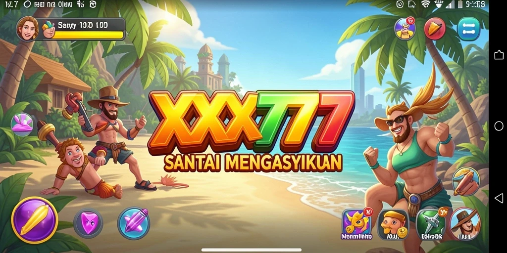 Tampilan menarik dari gameplay Casual XXX777 yang menghibur.